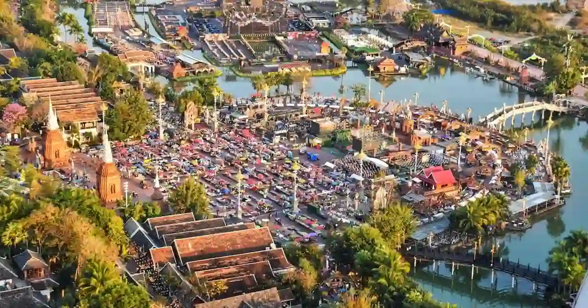 Stunning panoramic view of Xishuangbanna, the tropical gem of Yunnan, China.
