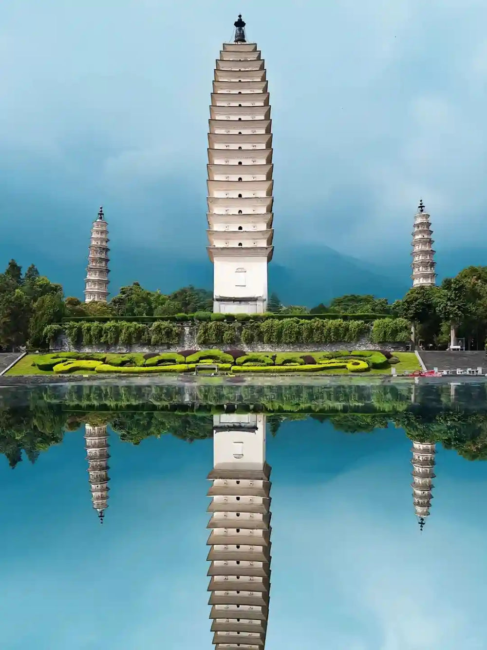 The Three Pagodas of Chongsheng Temple