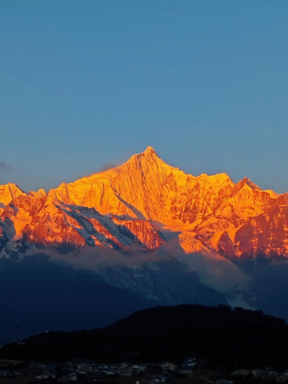 Golden Sunlight on Meili Snow Mountain